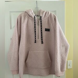 PINK Victoria's Secret Light Pink Fleece Pullover